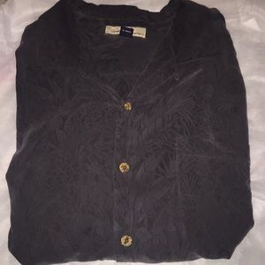 Tommy Bahama button down short sleeve shirt.